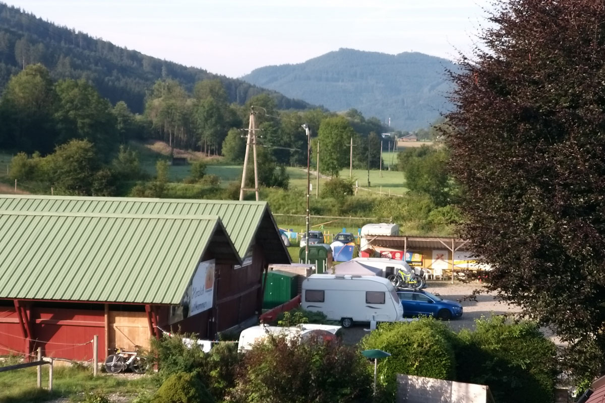 Kleincamping in Straß im Attergau / Salzkammergut